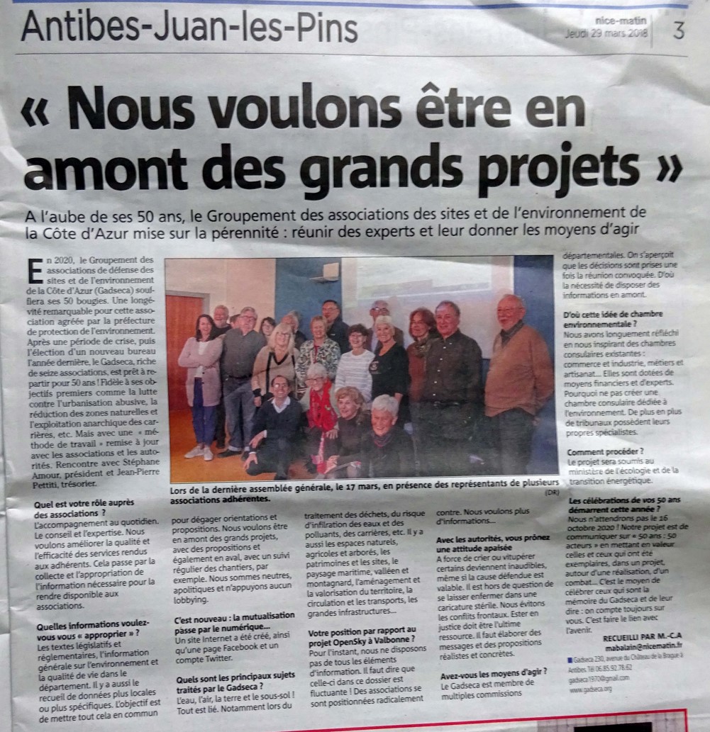 Notre Mission GADSECA