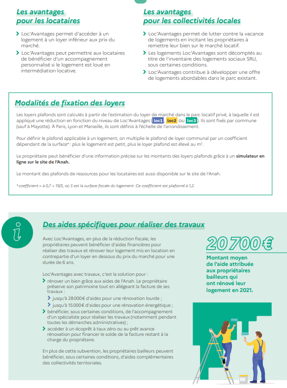 Loc Avantages
